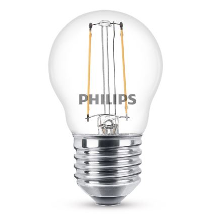 LED Žiarovka VINTAGE Philips P45 E27/2W/230V 2700K