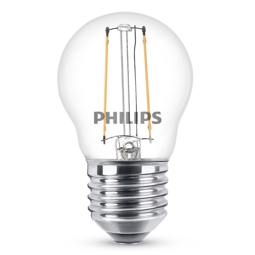 LED Žiarovka VINTAGE Philips P45 E27/2W/230V 2700K