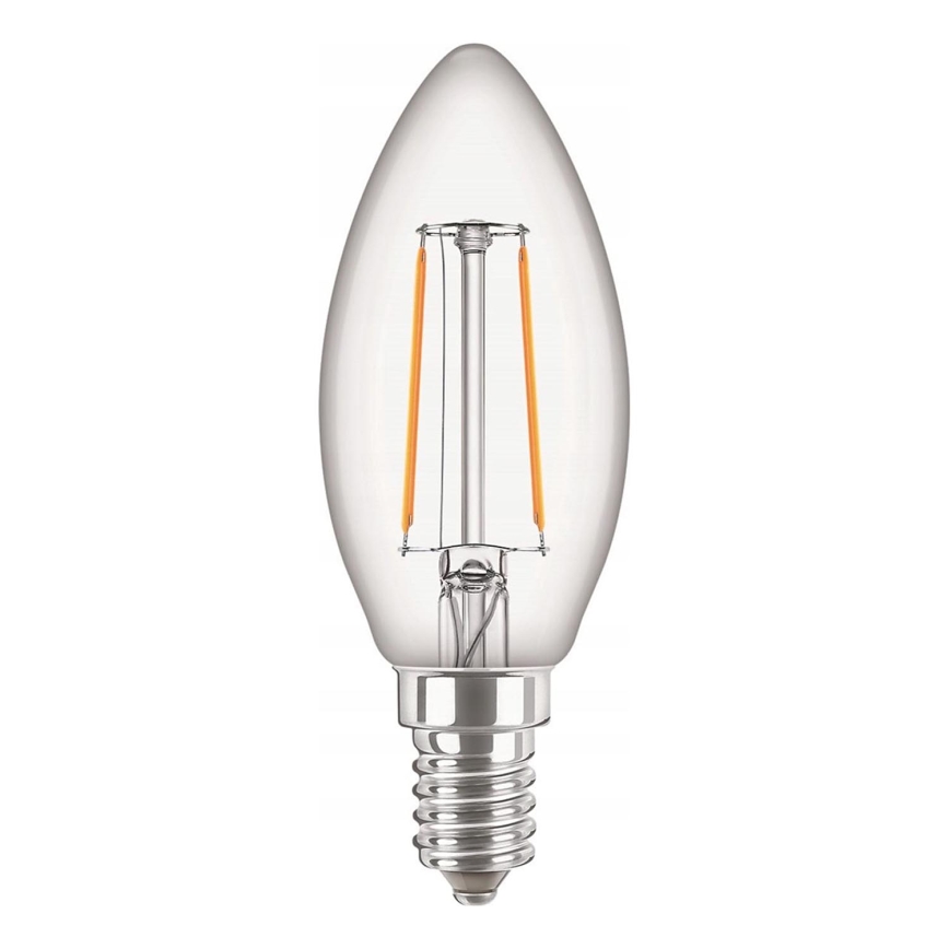 LED žiarovka VINTAGE Philips Pila E14/2W/230V 2700K