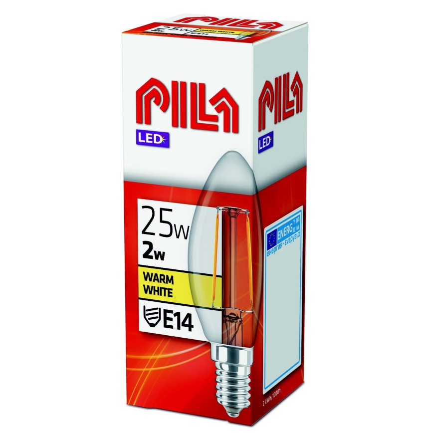 LED žiarovka VINTAGE Philips Pila E14/2W/230V 2700K