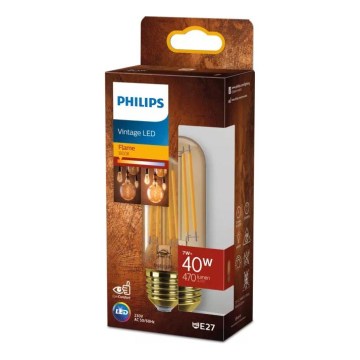 LED žiarovka VINTAGE Philips T32 E27/7W/230V 1800K