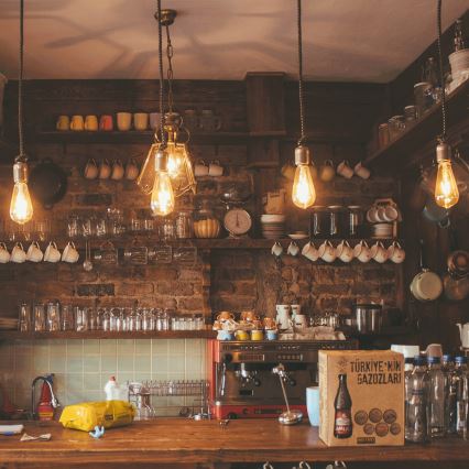 LED žiarovka VINTAGE ST64 E27/16W/230V 2200K - Aigostar