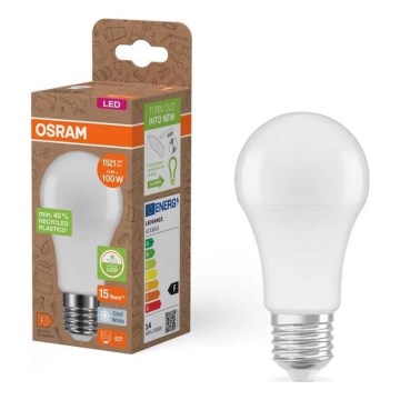 LED Žiarovka z recyklovaného plastu A100 E27/14W/230V 4000K - Osram