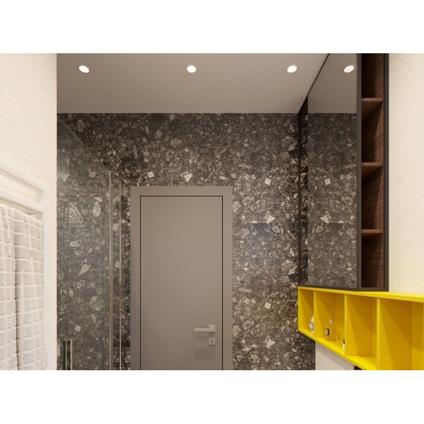 LED2 - LED Bodové zápustné svietidlo RAY LED/10W/230V biela IP44