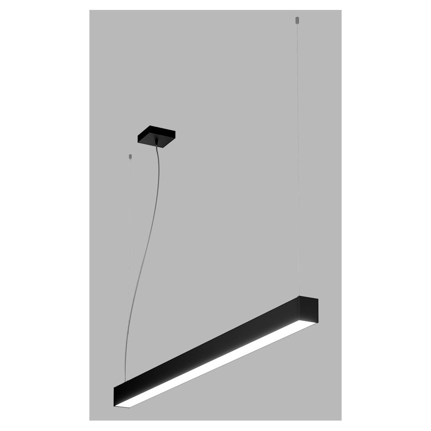 LED2 - LED Luster na lanku NOLI LED/40W/230V 3000K/3500K/4000K čierna