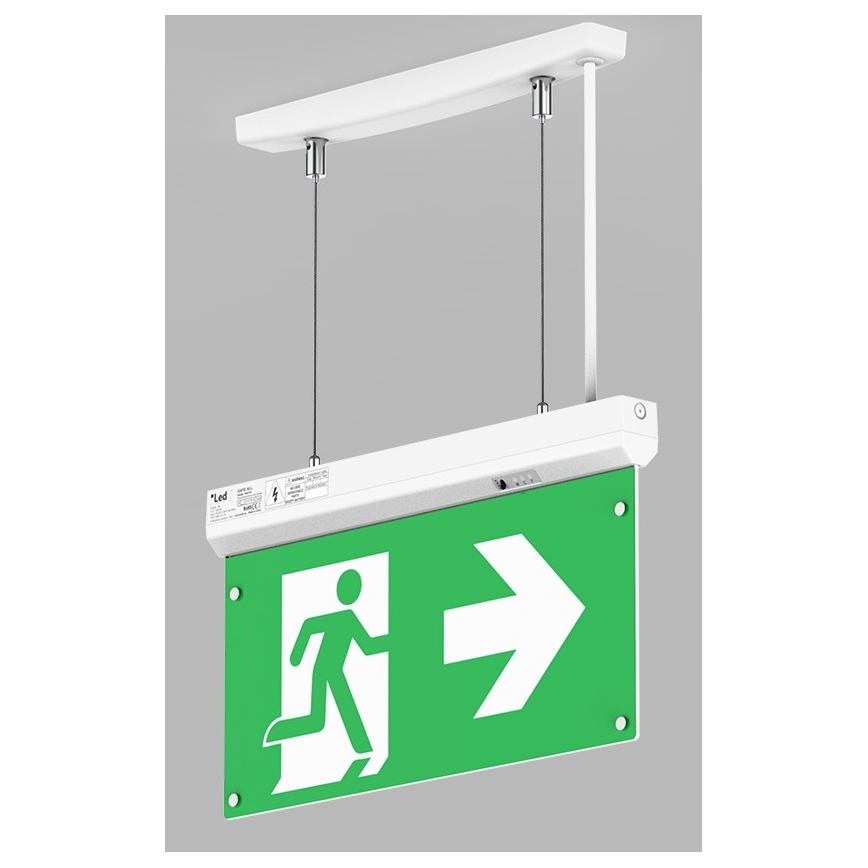 LED2 - LED Núdzové svietidlo SAFE ALL LED/2W/3,6V 6000K IP40