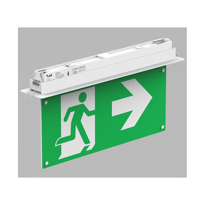 LED2 - LED Núdzové svietidlo SAFE ALL LED/2W/3,6V 6000K IP40