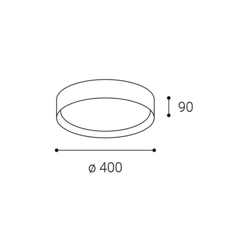 LED2 - LED Stropné svietidlo MILA LED/30W/230V 3000/4000K