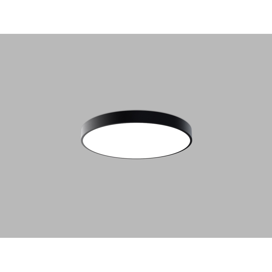 LED2 - LED stropné svietidlo MONO SLIM LED/60W/230V 3000K/4000K pr. 60 cm čierne