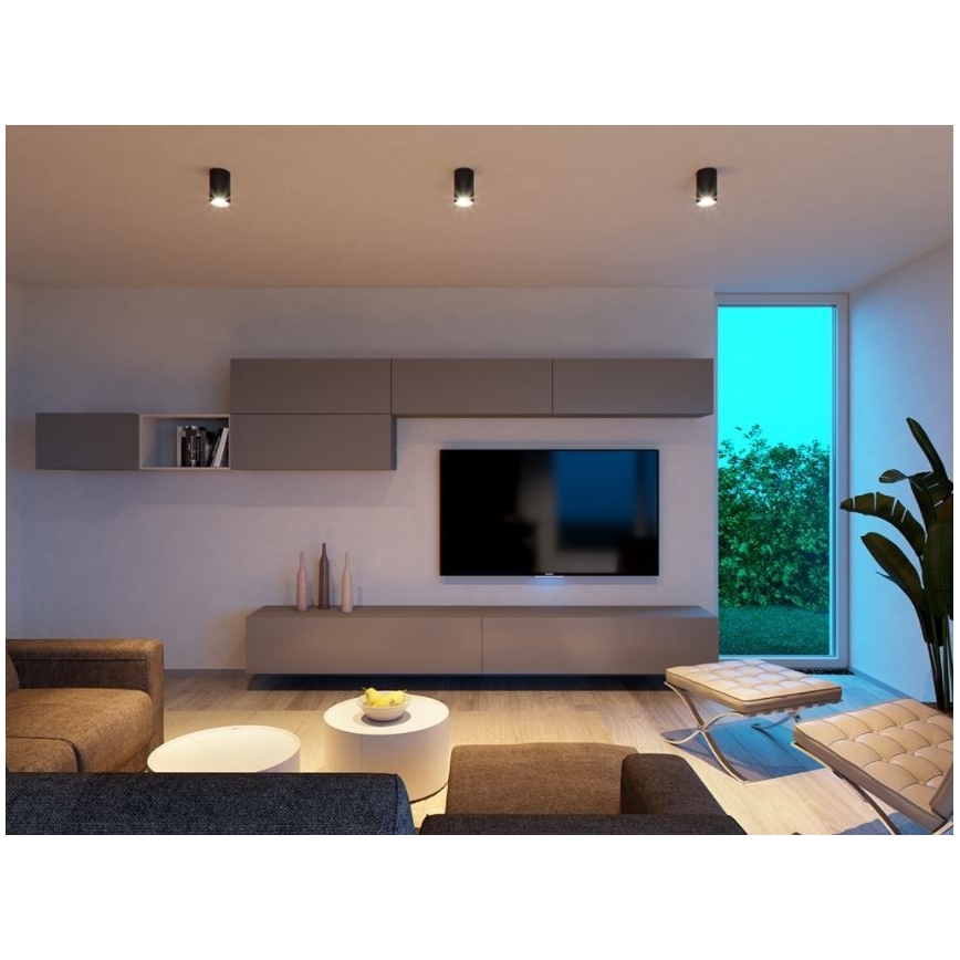 LED2 - LED Stropné svietidlo TUBUS LED/9W/230V čierna