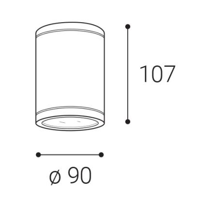 LED2 - LED Vonkajšie bodové svietidlo TUBO LED/10W/230V IP65 3000K/4000K/5700K čierna