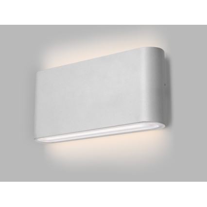 LED2 - LED Vonkajšie nástenné svietidlo FLAT 2xLED/5W/230V IP65