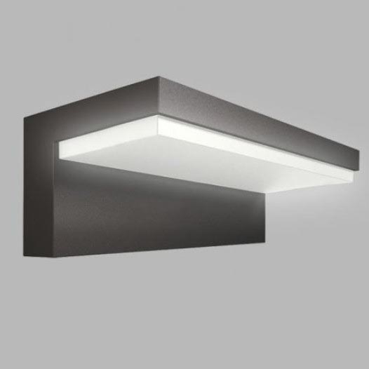 LED2 - LED Vonkajšie nástenné svietidlo HUGO LED/9W/230V antracit IP54