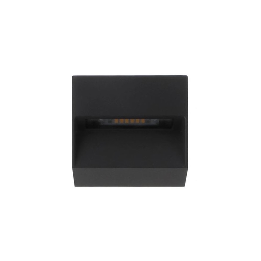 LED2 - LED Vonkajšie nástenné svietidlo STEP ON LED/3W/230V antracit  IP54