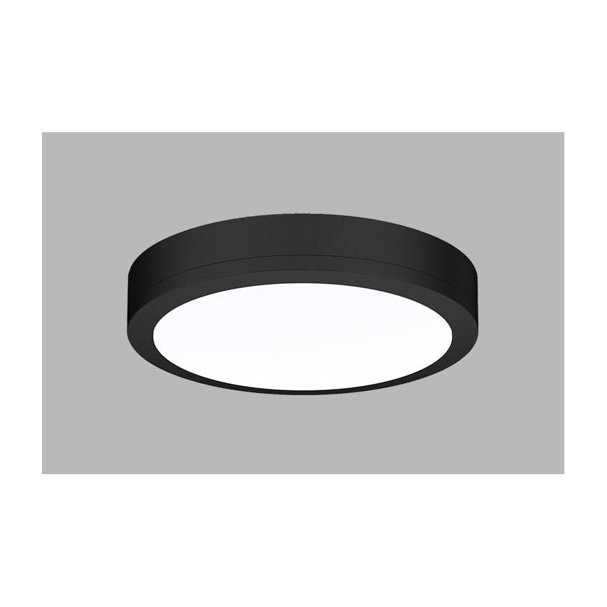 LED2 - LED Vonkajšie stropné svietidlo so senzorom KERY LED/18W/230V IP65 čierna