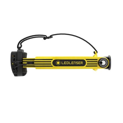 Ledlenser EXH6R - LED stmievateľná nabíjateľná čelovka LED/1900 mAh IP68 250 lm 15 h žltá