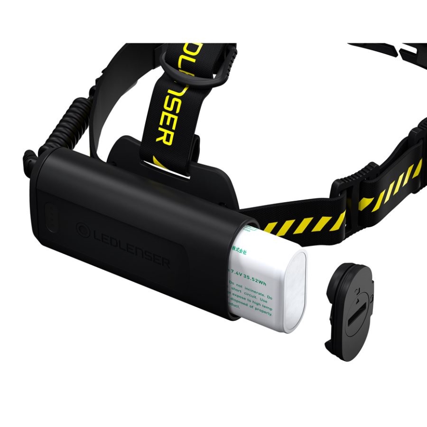 Ledlenser H15R WORK - LED stmievateľná nabíjateľná čelovka LED/4800 mAh IP67 2500 lm 70 h čierna