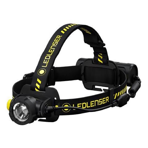 Ledlenser H7R WORK - stlmiteľná nabíjateľná LED čelovka/4800 mAh IP67 1000 lm 60 h čierna