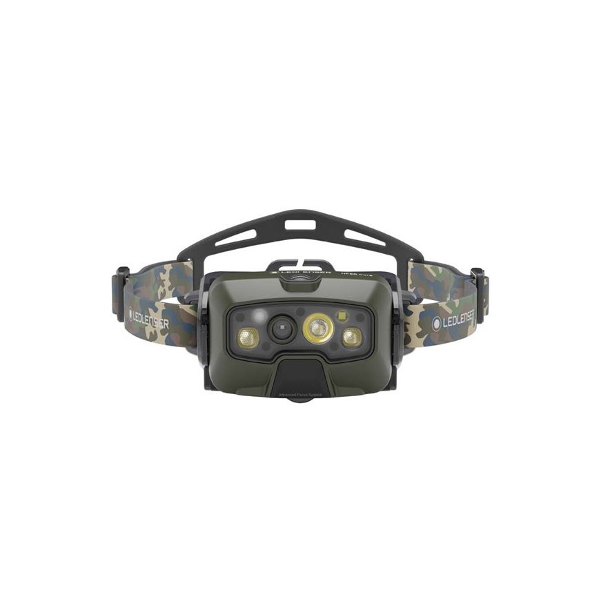 Ledlenser HF8R Core RGB - stmievateľná nabíjateľná čelovka LED/3700 mAh IP68 1600 lm 90 h zelená