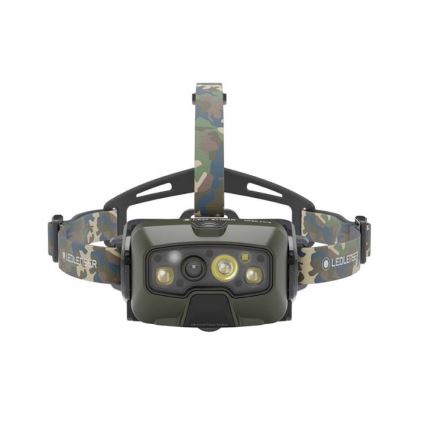 Ledlenser HF8R Core RGB - stmievateľná nabíjateľná čelovka LED/3700 mAh IP68 1600 lm 90 h zelená