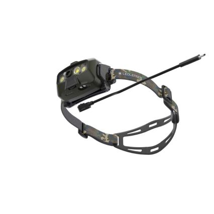 Ledlenser HF8R Core RGB - stmievateľná nabíjateľná čelovka LED/3700 mAh IP68 1600 lm 90 h zelená