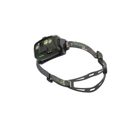 Ledlenser HF8R Core RGB - stmievateľná nabíjateľná čelovka LED/3700 mAh IP68 1600 lm 90 h zelená