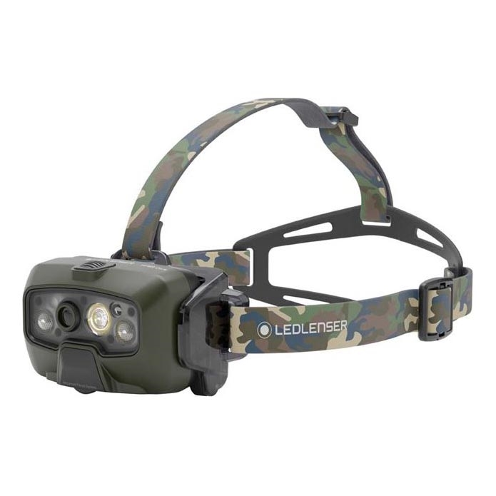 Ledlenser HF8R Core RGB - stmievateľná nabíjateľná čelovka LED/3700 mAh IP68 1600 lm 90 h zelená