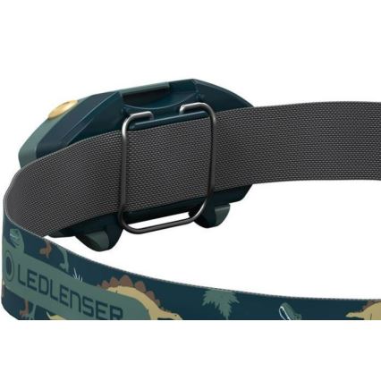 Ledlenser KIDLED2 DINO - LED Stmievateľná detská čelovka LED/1xAAA IPX4 40 lm 20 h zelená