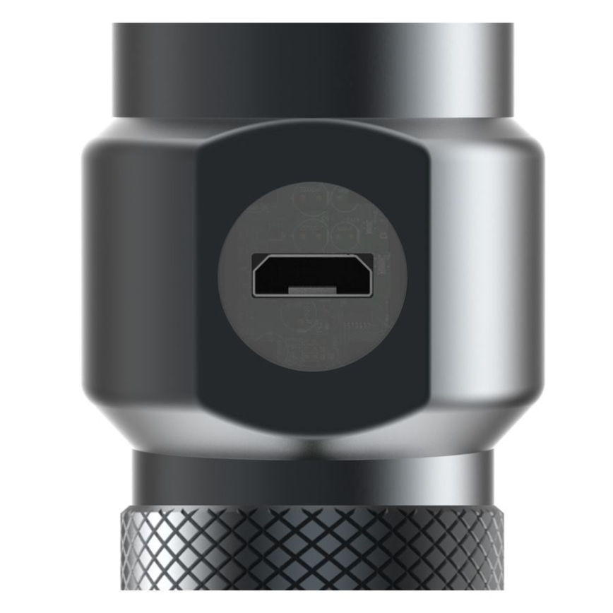 Ledlenser WORKERS FRIEND - LED stmievateľná nabíjateľná baterka LED/2500 mAh 280 lm 80 h čierna