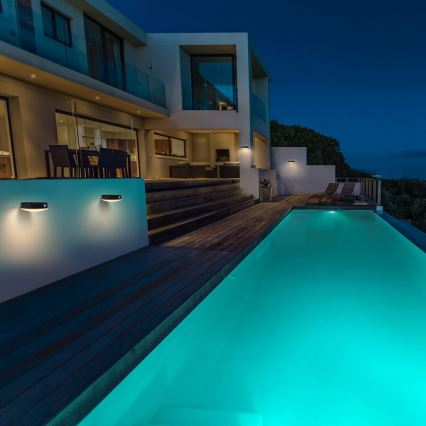 Ledvance - LED solárne nástenné svietidlo so senzorom pohybu a súmraku ENDURA STYLE LED/6W/3,7V 1420 mAh IP44