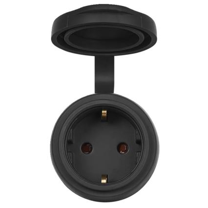 Ledvance - Inteligentná vonkajšia zásuvka SMART+ 3680W/230V/Typ F/SCHUKO 16A IP44 čierna