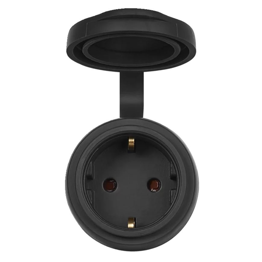 Ledvance - Inteligentná vonkajšia zásuvka SMART+ 3680W/230V/Typ F/SCHUKO 16A IP44 čierna