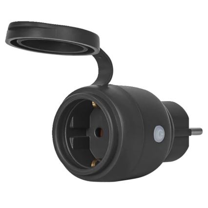 Ledvance - Inteligentná vonkajšia zásuvka SMART+ 3680W/230V/Typ F/SCHUKO 16A IP44 čierna