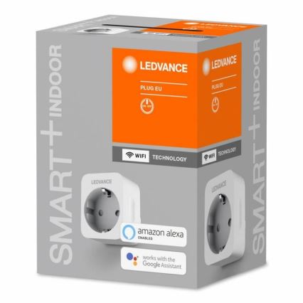Ledvance - Inteligentná zásuvka SCHUKO SMART+ EU Wi-Fi