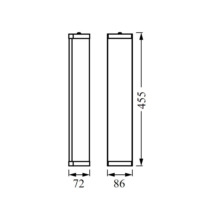 Ledvance - Kúpeľňové nástenné svietidlo BATHROOM CLASSIC 3xE14/12W/230V IP44