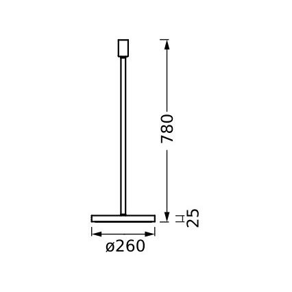 Ledvance - Lampová noha DECOR STICK 1xE27/40W/230V béžová