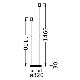 Ledvance - Lampová noha DECOR STICK 2xE27/40W/230V antracit