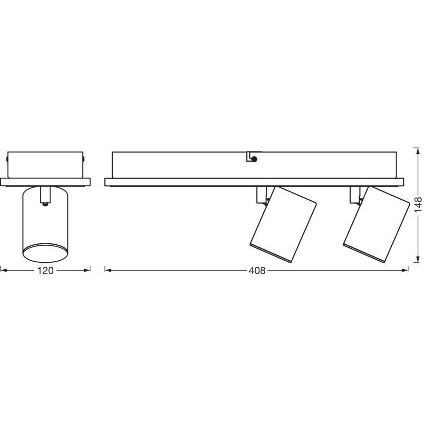 Ledvance - LED Bodové svietidlo DECOR MARS LED/29W/230V