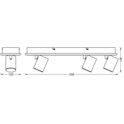 Ledvance - LED Bodové svietidlo DECOR MARS LED/41W/230V