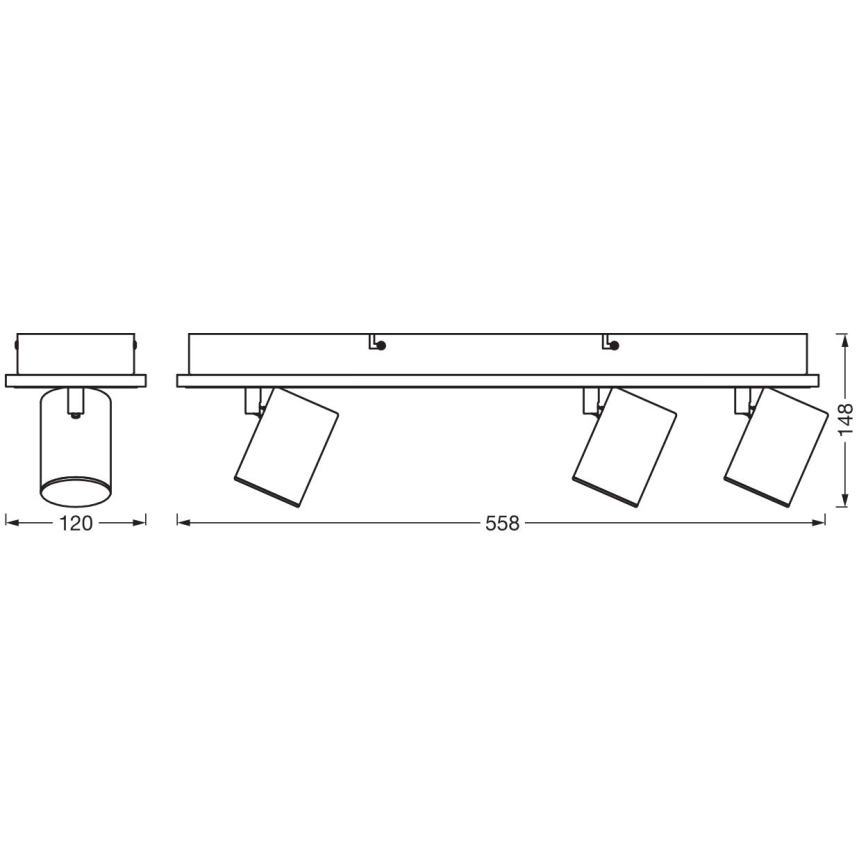 Ledvance - LED Bodové svietidlo DECOR MARS LED/41W/230V