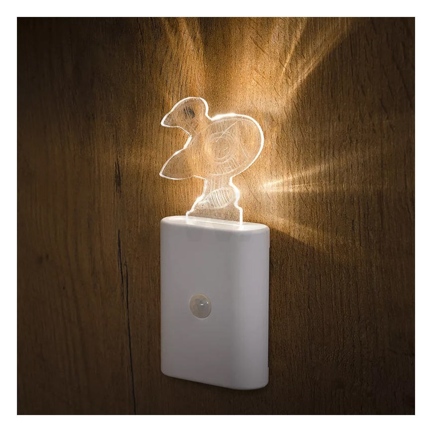 Ledvance - LED Detské orientačné svítidlo so senzorom NIGHTLUX LED/0,2W/4,5V 3000K