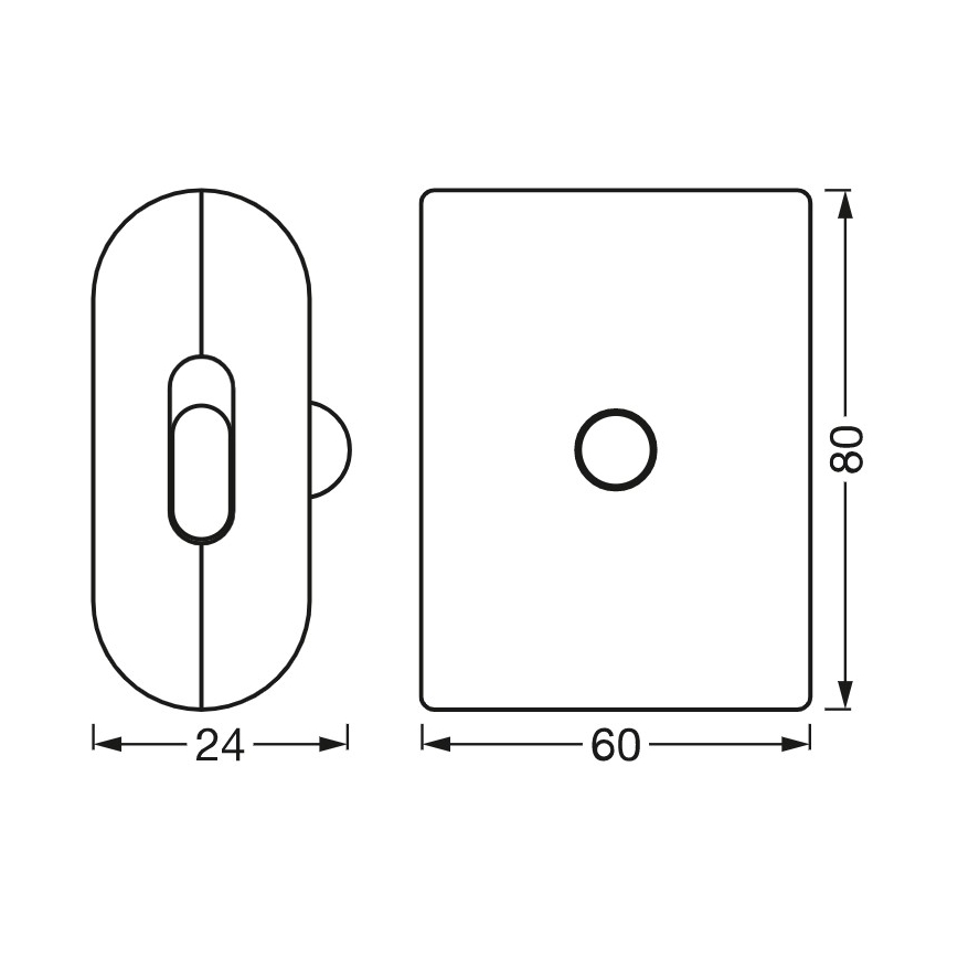 Ledvance - LED Detské orientačné svítidlo so senzorom NIGHTLUX LED/0,2W/4,5V 3000K
