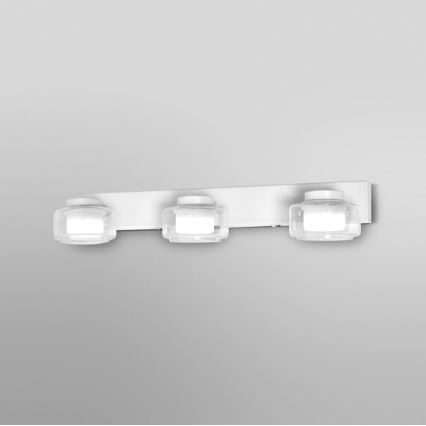 Ledvance - LED Kúpeľňové nástenné svietidlo ORBIS FLAME 3xLED/5,5W/230V 3000/4000K IP44 biela