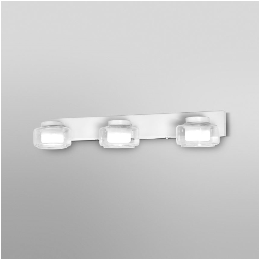 Ledvance - LED Kúpeľňové nástenné svietidlo ORBIS FLAME 3xLED/5,5W/230V 3000/4000K IP44 biela