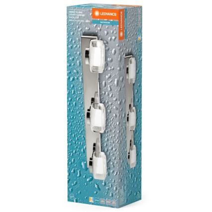 Ledvance - LED Kúpeľňové nástenné svietidlo ORBIS FLAME 3xLED/5,5W/230V 3000/4000K IP44 chróm