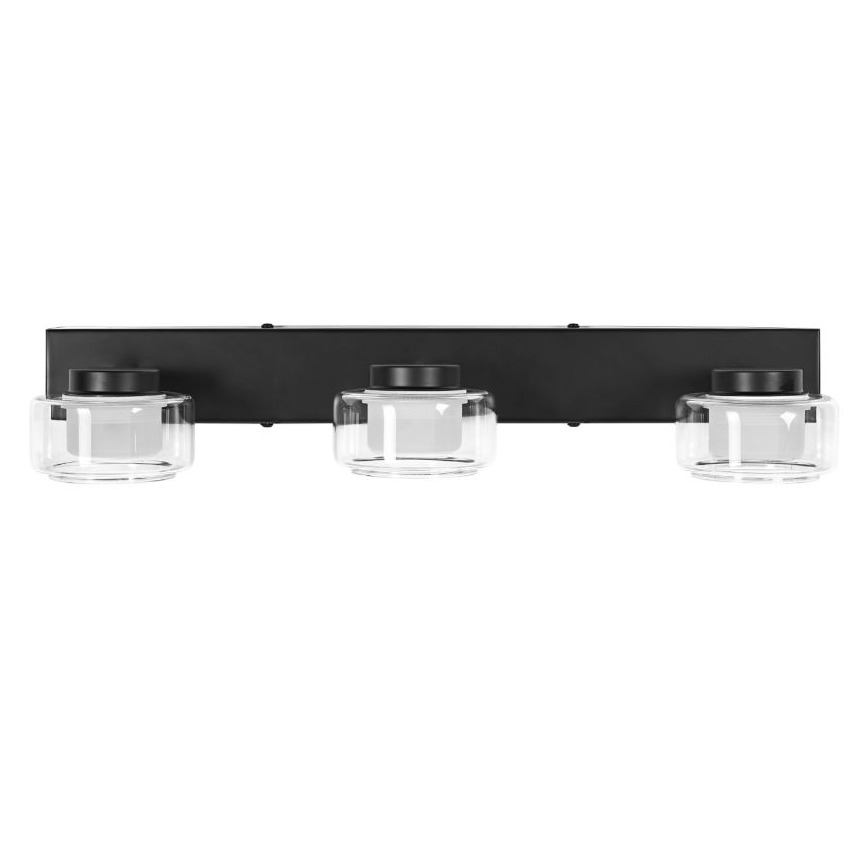 Ledvance - LED Kúpeľňové nástenné svietidlo ORBIS FLAME 3xLED/5,5W/230V 3000/4000K IP44 čierna