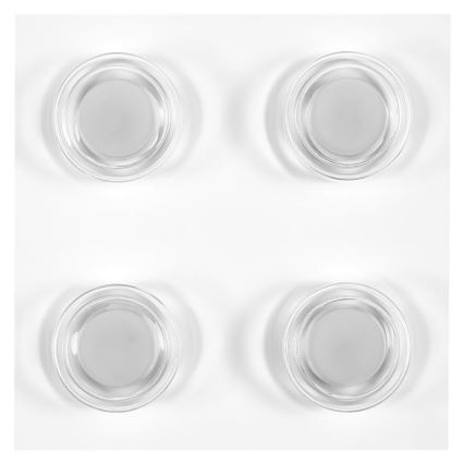 Ledvance - LED Kúpeľňové stropné svietidlo ORBIS FLAME 4xLED/5,5W/230V 3000/4000K IP44 biela