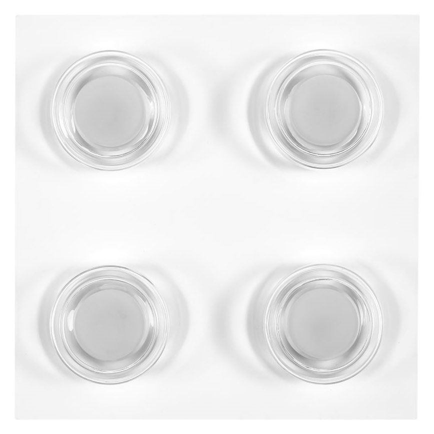 Ledvance - LED Kúpeľňové stropné svietidlo ORBIS FLAME 4xLED/5,5W/230V 3000/4000K IP44 biela