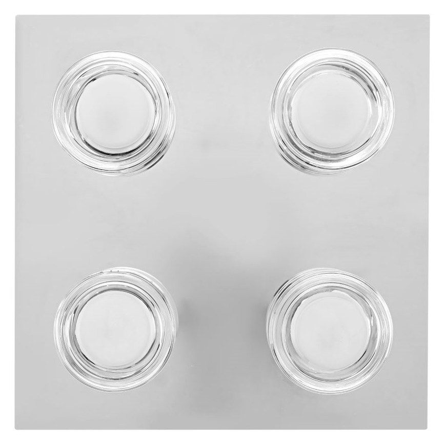 Ledvance - LED Kúpeľňové stropné svietidlo ORBIS FLAME 4xLED/5,5W/230V 3000/4000K IP44 chróm