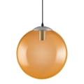 Ledvance - LED Luster na lanku BUBBLE 1xE27/8W/230V oranžová priemer 30 cm